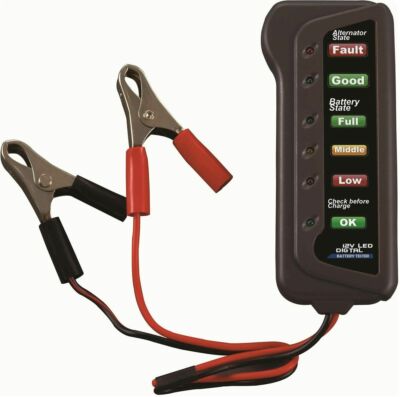 12V Battery Load Tester car autocycle marine Alternator analyzer Diagnostic tool