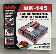 MK Diamond MK-145, 120 V, 4 1/2 in Wet Tile Saw Marble, Slate cutter Open Box