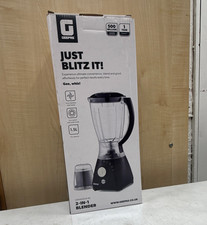 Image of GEEPAS GSB44022UK-BK 2-in-1 Blender & Grinder 1.5L 500W 4-Speed Black
