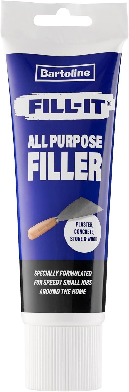 Bartoline Ready Mixed Instant Filler 330g – Quick-Drying Tube Filler for Plas