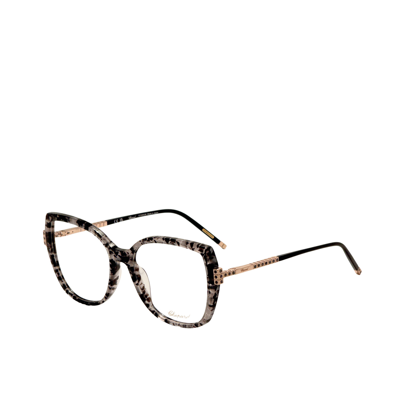 Chopard Womens 55mm Black Grey Opticals VCH360S5503KU 35090₽