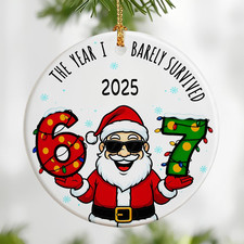 67 Christmas Ornament, Funny Meme Ornament, 6 7 Ornaments, Xmas Gift for Teens