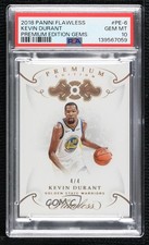 2018-19 Panini Flawless Premium Edition Gems 4/4 Kevin Durant PSA 10 GEM MT fb8