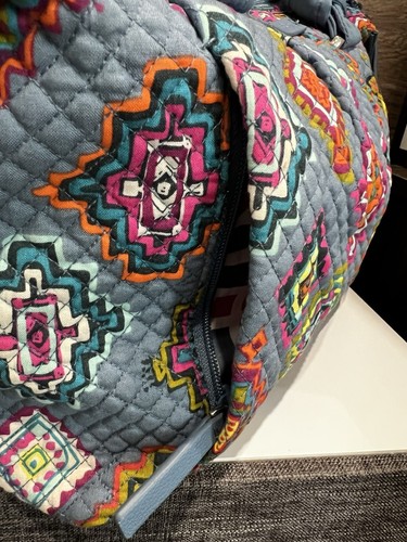 Vera Bradley Hadley Satchel Purse Handbag With Inka Colorful Medallions - Picture 7 of 14