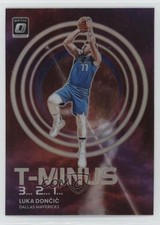 2022-23 Panini Donruss Optic T-Minus 3 2 1 Holo Prizm Luka Doncic Dončić #7 0rb