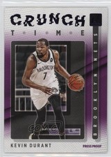 2021-22 Panini Donruss Crunch Time Press Proof Purple Kevin Durant #7 o9i