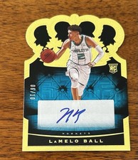 2020-21 Crown Royale LaMelo Ball #RCA-BAL RC GOLD Die Cut Rookie Auto /10