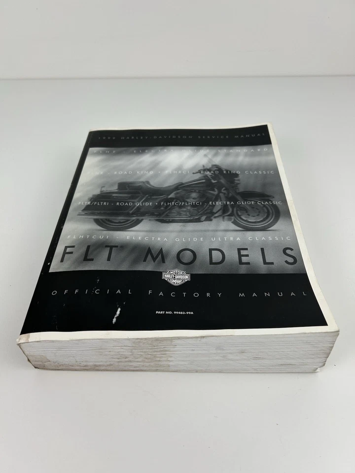 1999 Harley-Davidson Service Manual Touring FLT Electra Glide Road King 99483-99 - Image 2 of 4