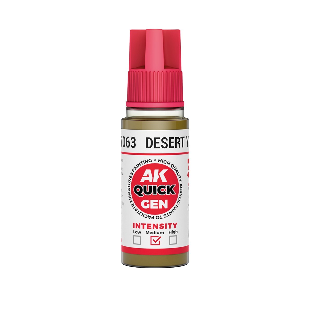 Desert Yellow - AK Quick Gen Colour - AK Interactive 18ml Acrylic Paint