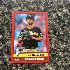 2025 Topps Heritage Yu Darvish #93 Red Border