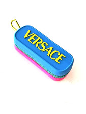 Versace Special Edition Eyewear Eyeglasses Sunglasses Rubber Zipper Case