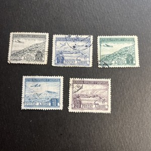 1954 Albania Sc. C54 C56-59 Used $20.50