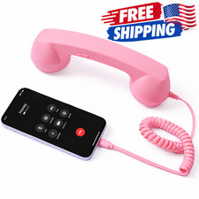 Retro Phone Handset for iPhone and Android, Type-C Retro Phone Handset for Phone