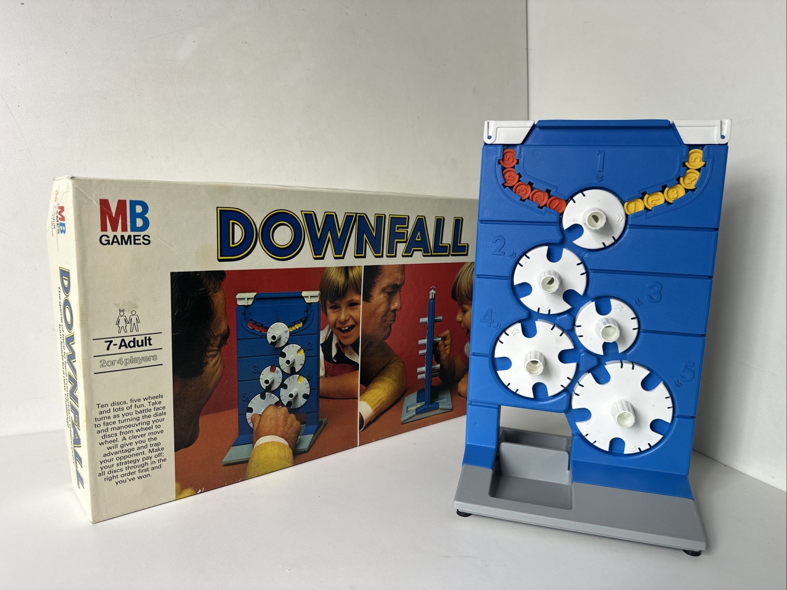 DOWNFALL board game by MB Games. Complete 1977 Vintage Edition.