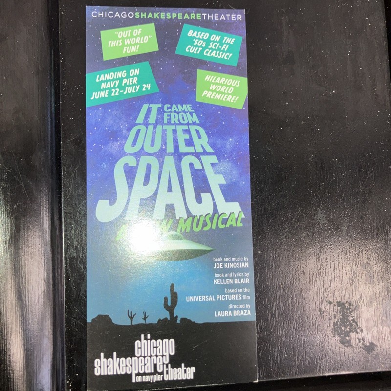 It Came From Outer Space Musical Flyer Pre Broadway Alien LAST ONE!
