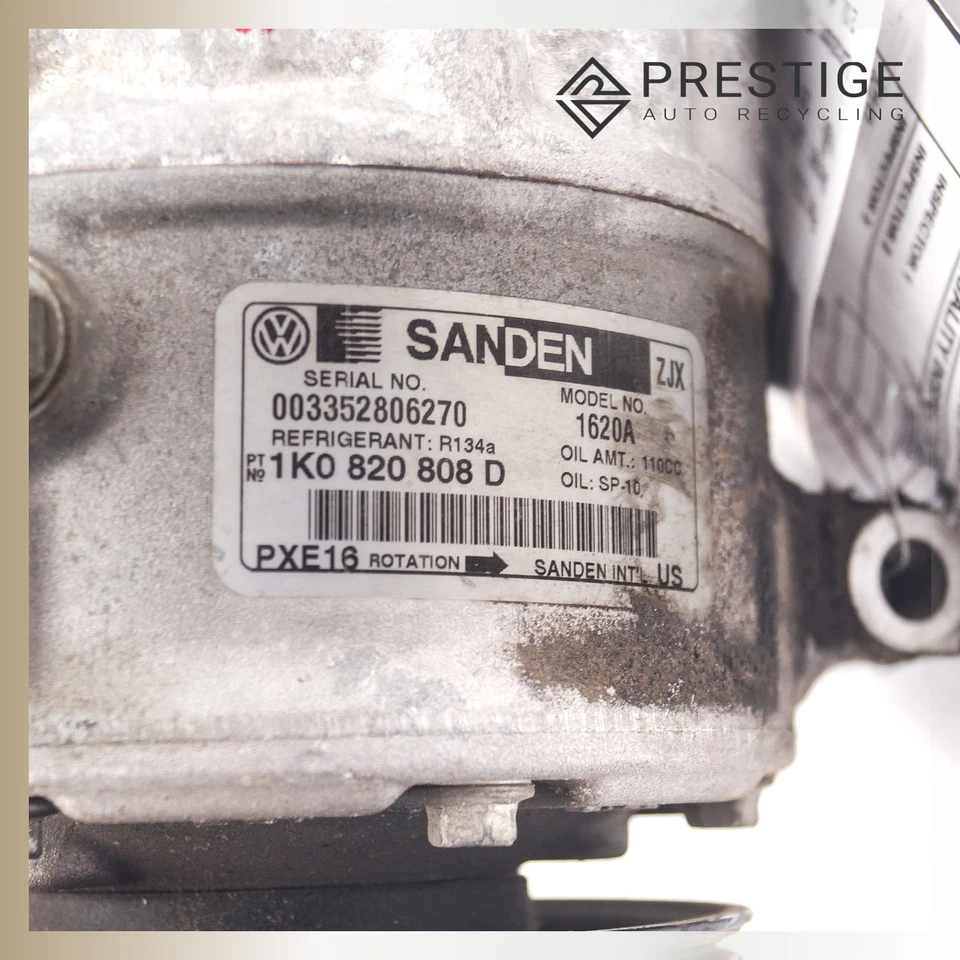 Compresor de aire acondicionado VOLKSWAGEN JETTA 2005-2017 2,0 L 1 K0-820-808-F Foto 3 de 4