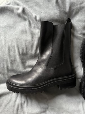 NEW Without Tags Tury Burch Black Leather Boots
