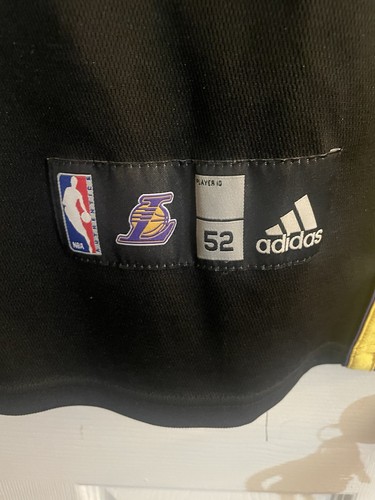 KOBE BRYANT L.A. LAKERS SCHWARZ ADIDAS NBA STORE TRIKOT GRÖSSE 52 - Bild 3 von 4