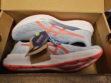 ASICS Women's 11 DYNABLAST 2 Running Shoes in Mist/Blazing Coral
