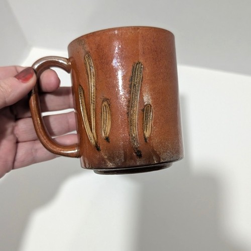 Vtg Fish Mugs, Hand Painted, Otagiri Style Mid Century 10 fl oz - Picture 10 of 15