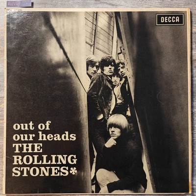 RARE Rolling Stones Out Of Our Heads UK 1965 Decca Mono LK4733 VG LP