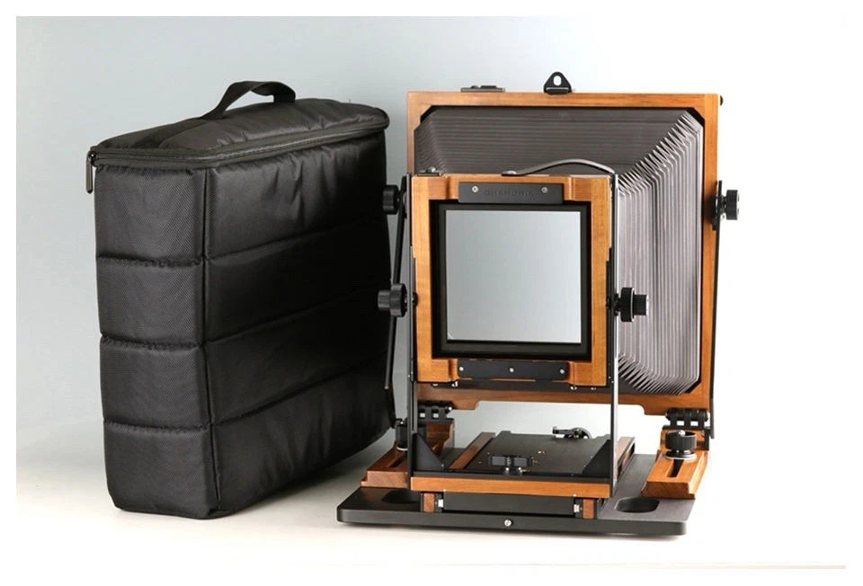Cámara fotográfica de gran formato Chamonix 810 WWA 8x10 con respaldo de película intercambiable de 5x7 4x5. Foto 3 de 4