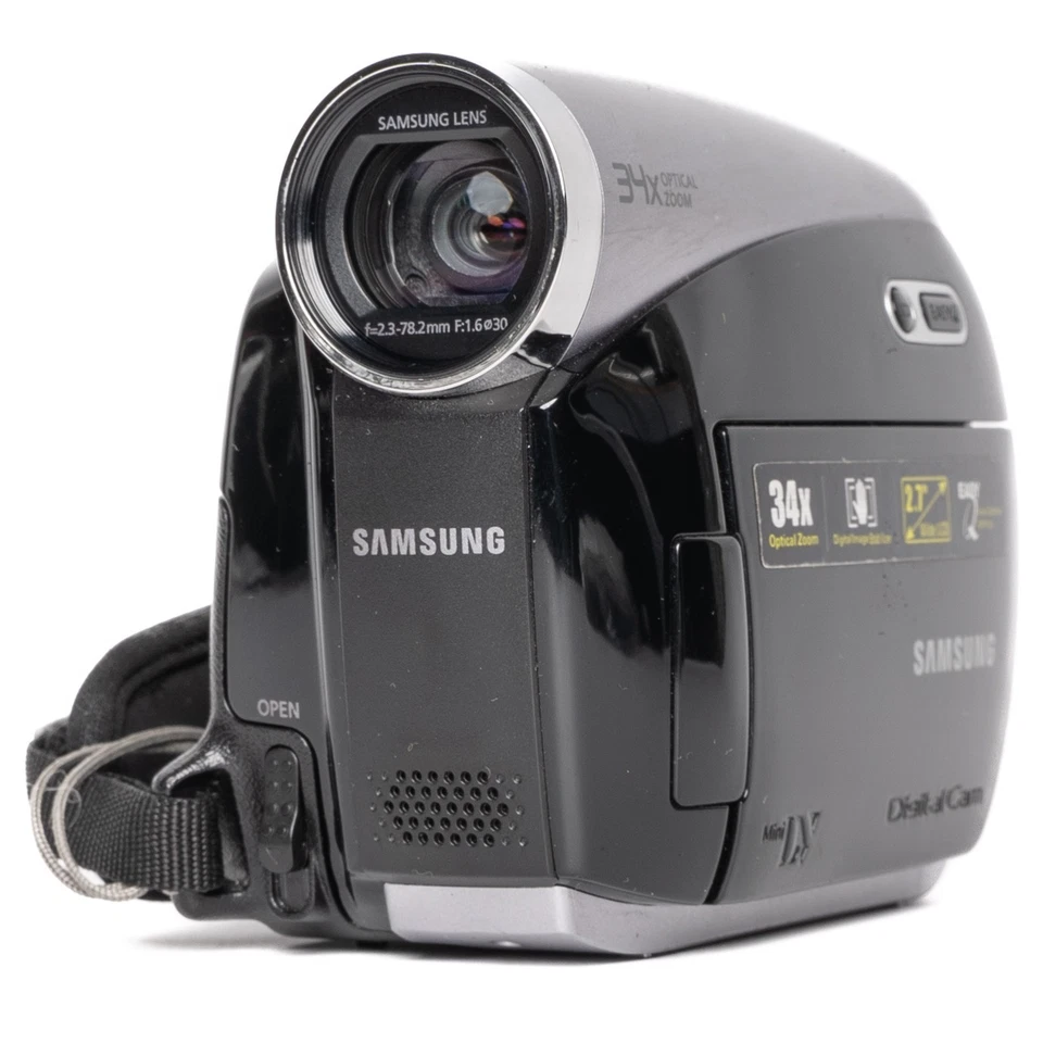 Samsung VP-D381 MiniDV Camcorder - Black - FULLY FUNCTIONAL - Image 2 of 4
