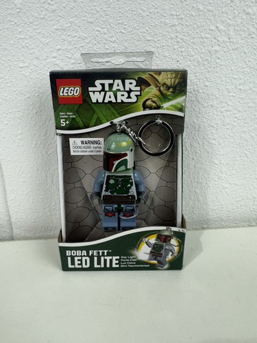 Star Wars Lego Boba Fett LED LITE Schlüsselanhänger / Licht Neu Figur - Bild 1 von 5