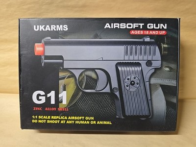 Full Metal Frame Sub-Compact Airsoft Spring Powered Pistol Hand