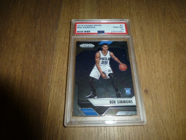 2016 Panini Prizm #1 BEN SIMMONS Rookie Card PSA 10 GEM MINT RC