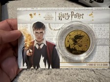 2024 Samoa 1/200 oz Gold Harry Potter: Hogwarts $25 TALA