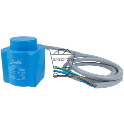 Danfoss 018F6260 Solenoid Coil 110 V, 60 Hz, 11 W, 115 V, 50 Hz, 13 W, with 40 i