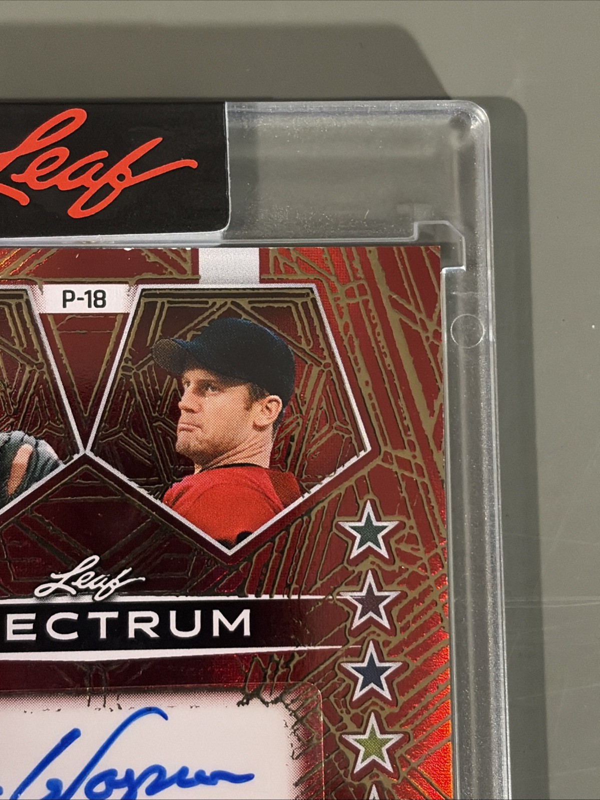2025 Leaf Electrum Multi-Sport Ryan Bagwell Biggio Wagner Oswalt Pentad Auto 1/1 view 9