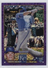 2023 Topps Chrome Purple Speckle Refractor 51/299 Nate Eaton #96 1b9b