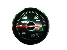 Blitz Racing 45mm Mechanical Boost Gauge Mini 1.5 Bar White R32 S13 S14 S15 Jdm Blitz Racing 45mm Mechanical Boost Gauge Mini 1.5 Bar White R32 S13 S14 S15 Jdm