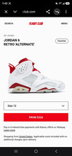 Jordan Air Jordan 6 Retro Alternate Leather M...