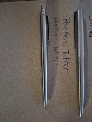 Parker Jotter Edelstahl Set: 1x Kugelschreiber & 1x Druckbleistift   Made in UK