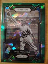 Cool Papa Bell  2024 Prizm Baseball No. 159 Green Ice Prizm