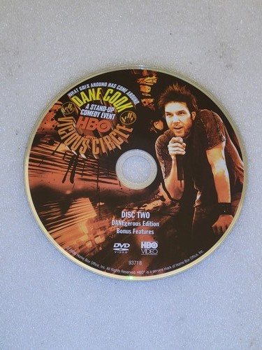 Dane Cook Vicious Circle DVD Disc 2 DANEgerous Edition Stand-Up Comedy ...