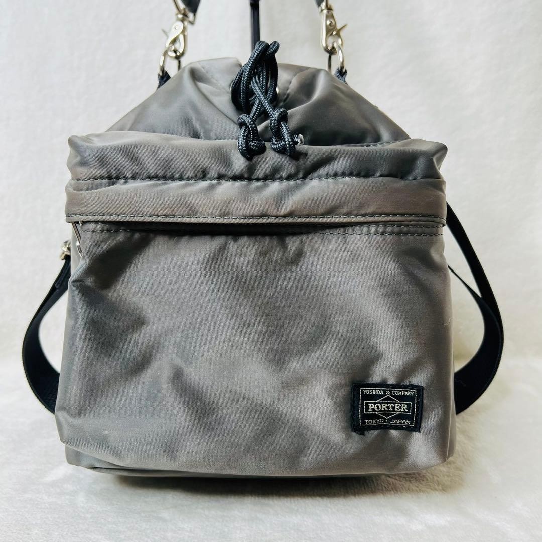 Good Condition [POTER] Porter Drawstring Shoulder… - image 3