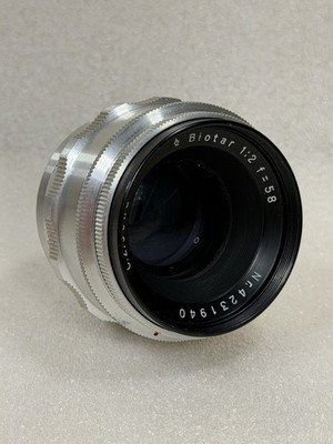 Carl Zeiss Jena Biotar 58mm f/2 Vintage Manual Focus Lens Rare C.Z.Jena MC Mount