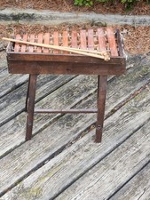 Balafon African Wood Xylophone Musical Instrument 12 Wooden Keys Gourd Vintage
