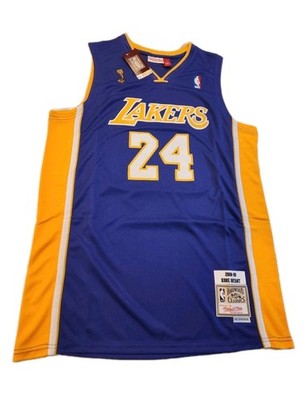Mitchell & Ness   Kobe Bryant   #24 Lakers NBA Finals 2008-09 Jersey Men's LG