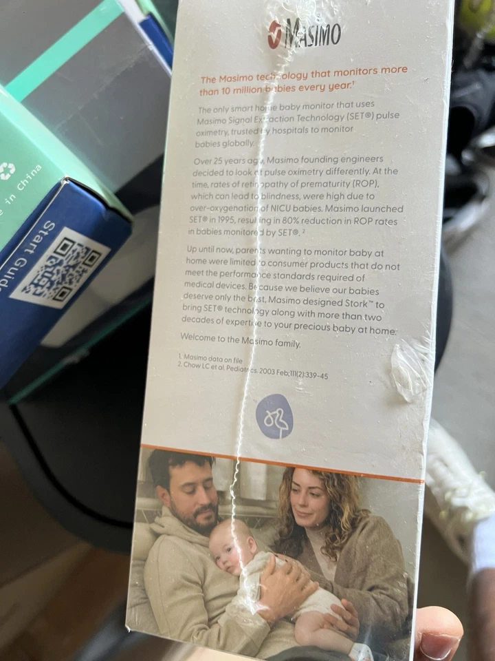 ✅NUEVO Masimo -Stork Vitals Smart Home Sistema de Monitoreo de Bebés - Blanco ¡NUEVO!✅ Foto 3 de 4