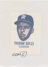 1971 Topps Tattoos Clyde Wright s7f