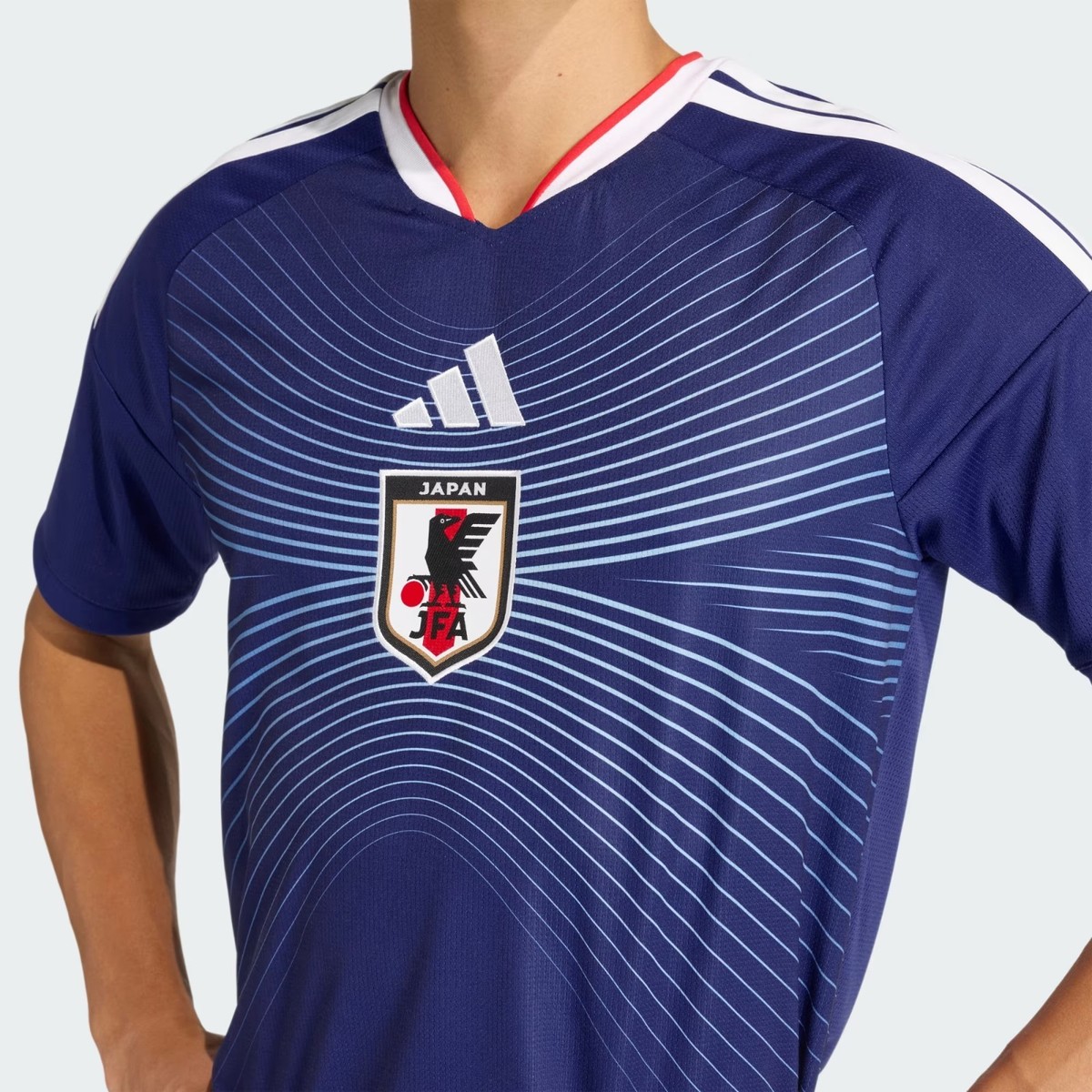 adidas Japan 26 World Cup Home Mens Soccer Jersey Asia-Fit KD3345
