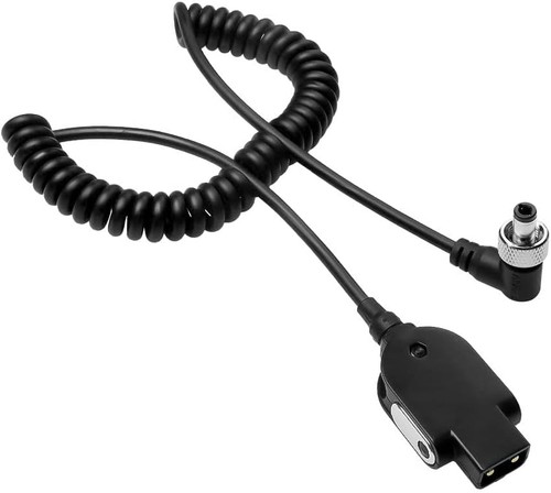 D-tap Stromkabel, 1.6-4ft Smart Dtap zu Locking DC 2,1 RightAngle Coiled Cable - Bild 4 von 7