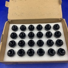M14 X 1.5 Black Lug Nuts 1.77 Long For Chevrolet Gmc Cadillac 24 Pcs Set