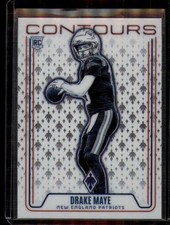 2024 Panini Phoenix #CON-DME Drake Maye Contours New England Patriots