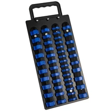 48piece Portable Socket Organizer Steel Tray Socket Holders With Portable Handle